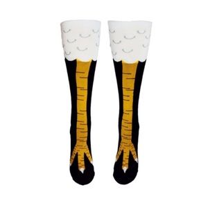 Crazy Funny Chicken Legs Knee-High Socks